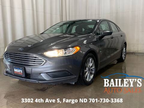 2017 Ford Fusion for sale at Bailey's Auto Sales in Fargo ND