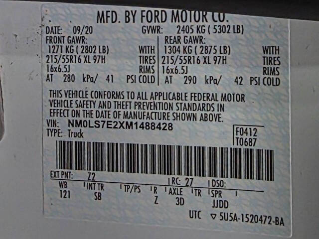 2021 Ford Transit Connect XL