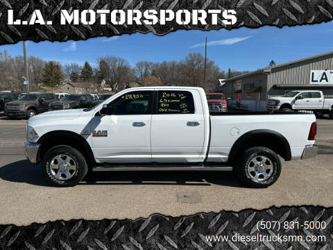 2016 RAM 2500 for sale at L.A. MOTORSPORTS in Windom MN