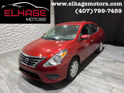 2019 Nissan Versa for sale at Elhage Motors in Orlando FL