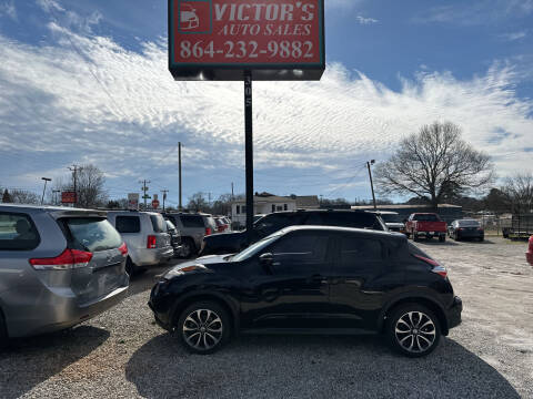 2017 Nissan JUKE for sale at Victor's Auto Sales in Greenville SC
