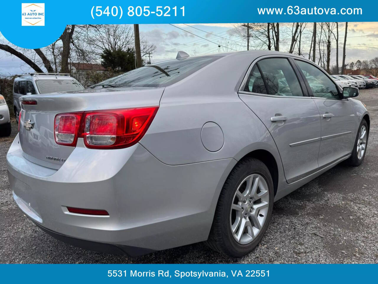 2014 Chevrolet Malibu for sale at 63 Auto Inc in Spotsylvania, VA