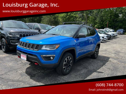 2021 Jeep Compass for sale at Louisburg Garage, Inc. in Cuba City WI