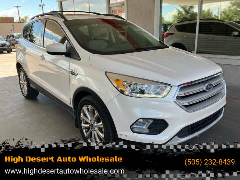 2019 Ford Escape for sale at High Desert Auto Wholesale in Albuquerque NM