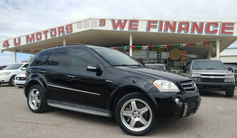 2008 Mercedes-Benz M-Class for sale at 4 U MOTORS in El Paso TX