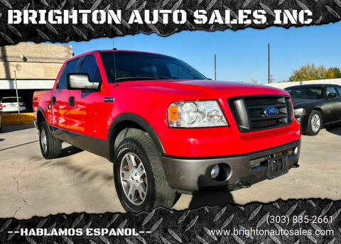 2008 Ford F-150 for sale at BRIGHTON AUTO SALES INC in Brighton CO