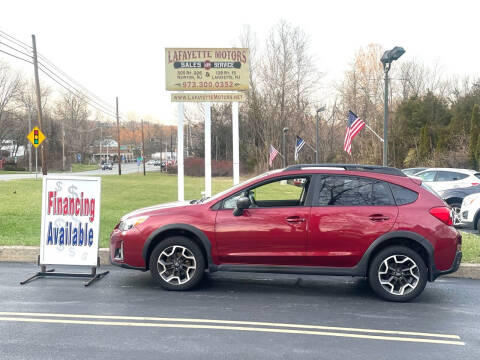 2016 Subaru Crosstrek for sale at Lafayette Motors 2 in Andover NJ