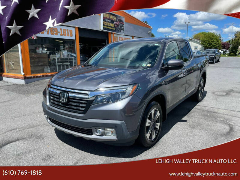 2017 Honda Ridgeline for sale at Lehigh Valley Truck n Auto LLC. in Schnecksville PA