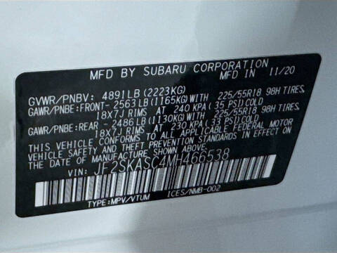 2021 Subaru Forester Limited