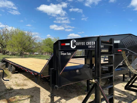 2024 COFFEE CREEK  - Flatbed Gooseneck Trailer - for sale at LJD Sales in Lampasas TX