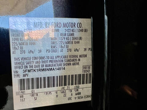 2022 Ford Mustang Mach-E Select