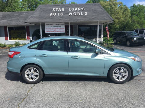 2012 Ford Focus for sale at STAN EGAN'S AUTO WORLD, INC. in Greer SC