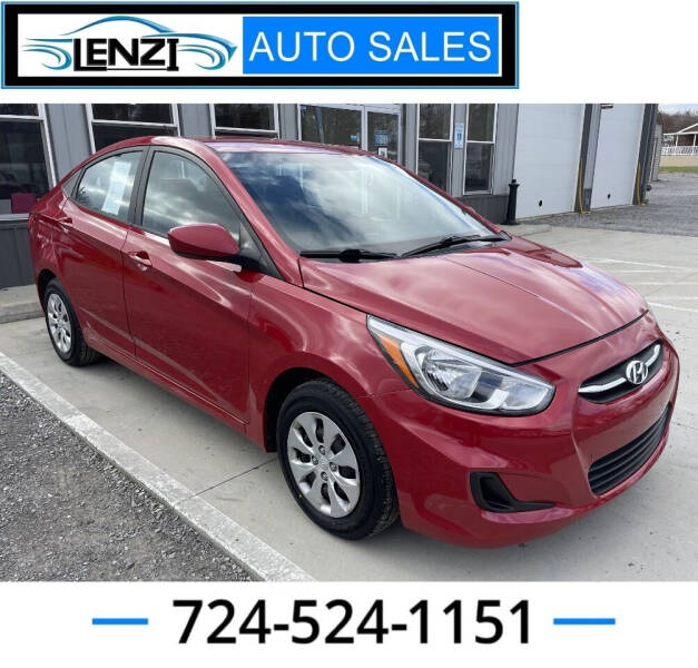 2015 Hyundai Accent for sale at LENZI AUTO SALES LLC in Sarver PA