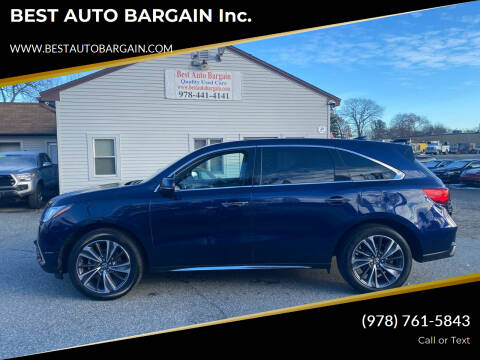 2019 Acura MDX for sale at BEST AUTO BARGAIN inc. in Lowell MA