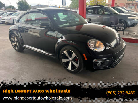2014 Volkswagen Beetle for sale at High Desert Auto Wholesale in Albuquerque NM