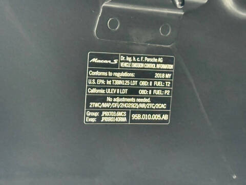 2018 Porsche Macan S