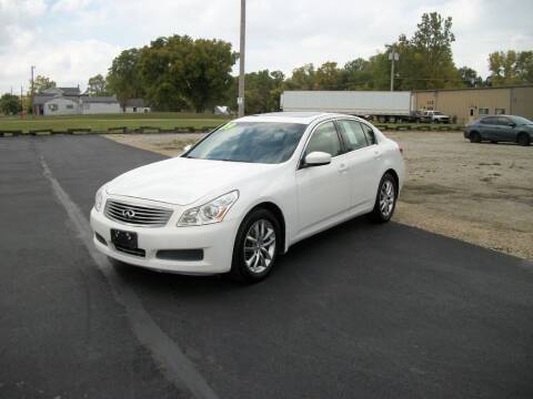 2009 Infiniti G37 Sedan for sale at The Garage Auto Sales and Service in New Paris OH