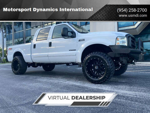 2003 Ford F-250 Super Duty for sale at Motorsport Dynamics International in Pompano Beach FL