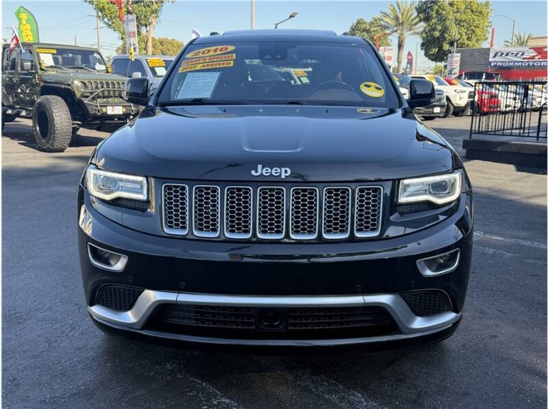 2016 Jeep Grand Cherokee Summit