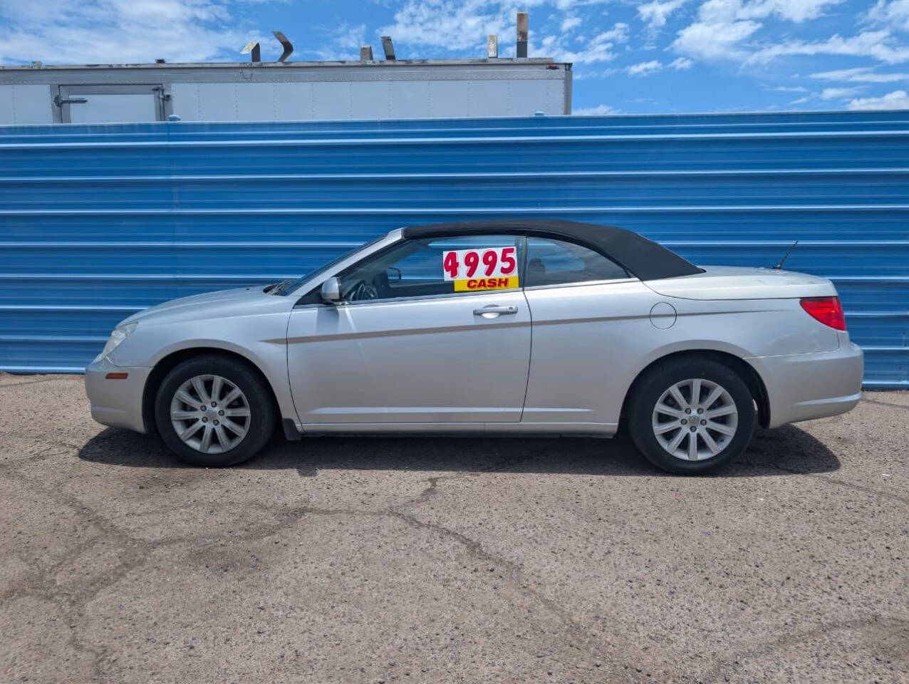 Silver 2010 Chrysler Sebring Touring Convertible Touring 2dr Convertible 1