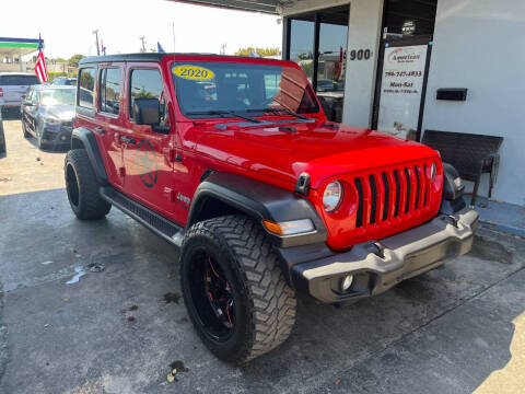 2020 Jeep Wrangler Unlimited for sale at American Auto Sales in Hialeah FL