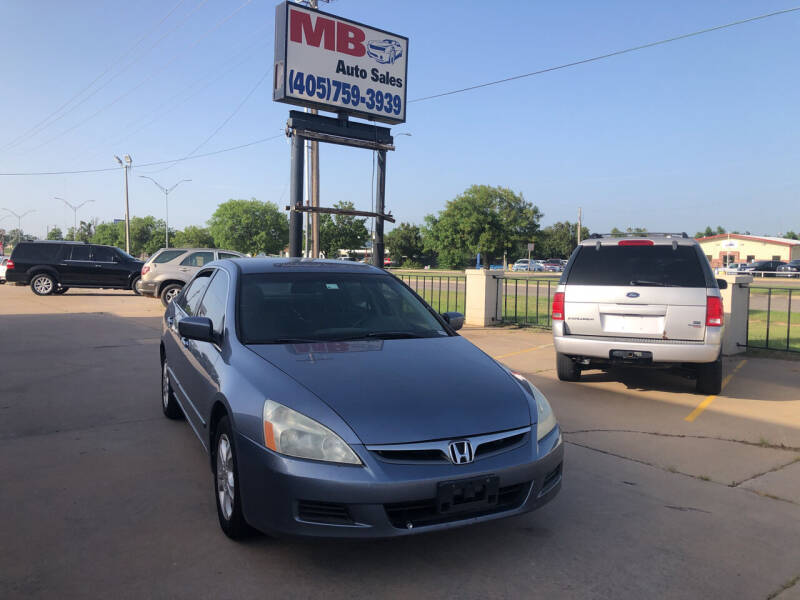 2007 Honda Accord for sale at MB Auto Sales in Oklahoma City OK