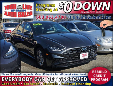 2021 Hyundai Sonata for sale at High Line Auto Sales of Salem in Salem NH