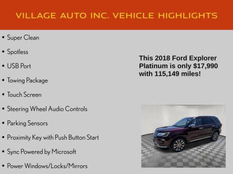 2018 Ford Explorer Platinum