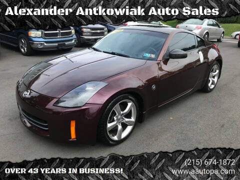 2006 Nissan 350Z for sale at Alexander Antkowiak Auto Sales Inc. in Hatboro PA