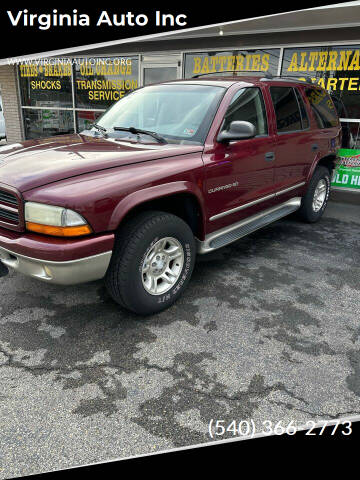 2001 Dodge Durango for sale at Virginia Auto Inc in Roanoke VA