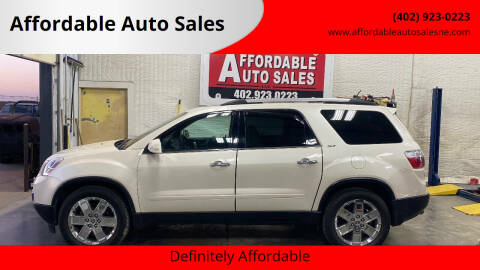 2010 GMC Acadia for sale at Affordable Auto Sales in Humphrey NE