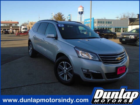 2017 Chevrolet Traverse for sale at DUNLAP MOTORS INC in Independence IA