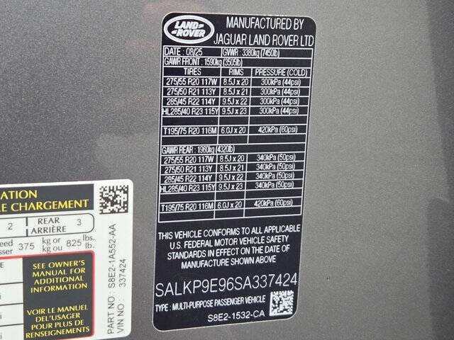 2025 Land Rover Range Rover P530 SE