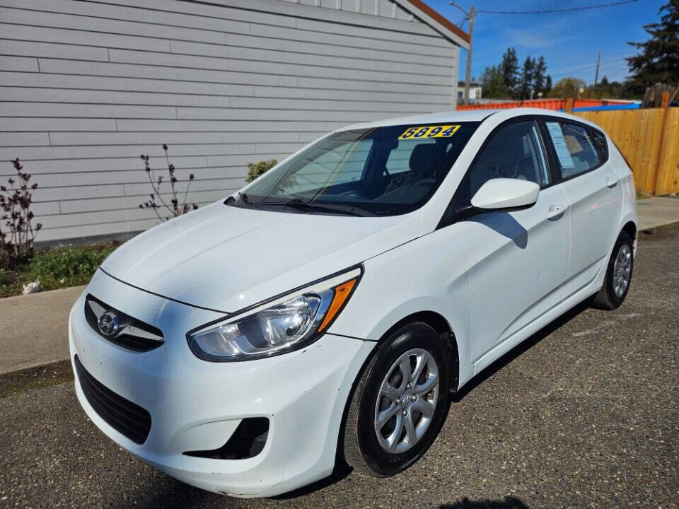 2016 Hyundai ACCENT for sale at BENCHMARK AUTO SALES in Parkland, WA