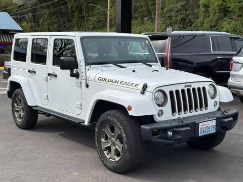 2018 Jeep Wrangler JK Unlimited for sale at Riverside Automotive in Camas WA
