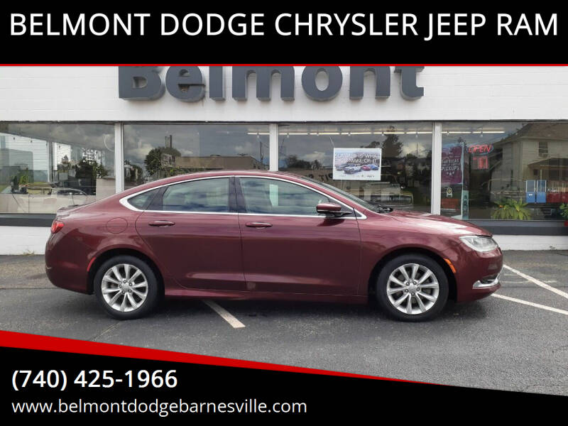 2015 Chrysler 200 for sale at BELMONT DODGE CHRYSLER JEEP RAM in Barnesville OH