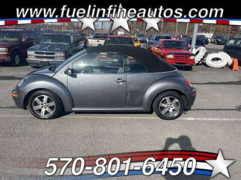 2006 Volkswagen New Beetle Convertible for sale at FUELIN FINE AUTO SALES INC in Saylorsburg PA