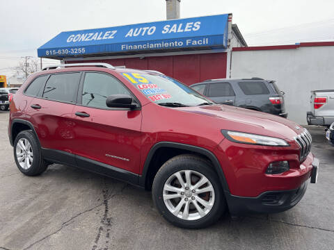 2015 Jeep Cherokee for sale at Gonzalez Auto Sales in Joliet IL