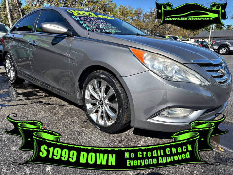 2013 Hyundai Sonata for sale at RIVERSIDE MOTORCARS INC in New Smyrna Beach FL