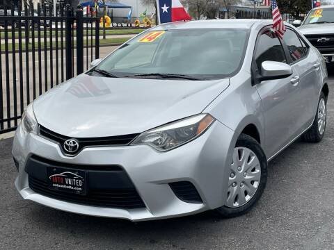 2014 Toyota Corolla for sale at Auto United in Houston TX