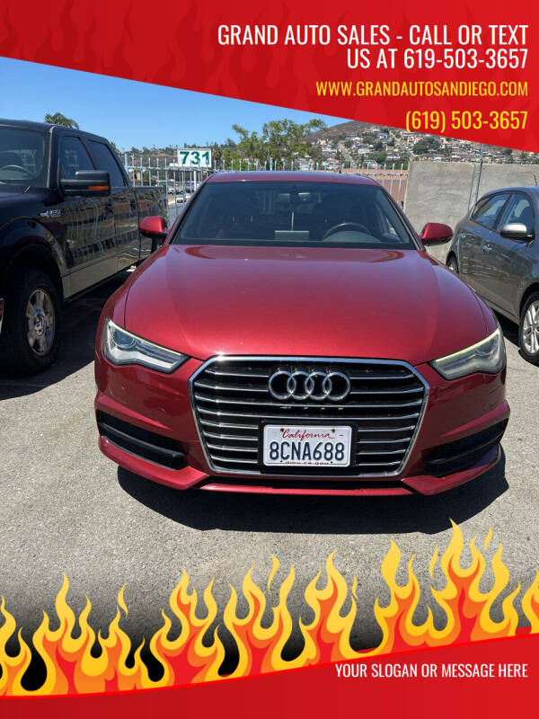 2017 Audi A6 for sale at GRAND AUTO SALES - CALL or TEXT us at 619-503-3657 in Spring Valley CA