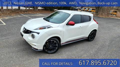 2013 Nissan JUKE for sale at Carlot Express in Stow MA