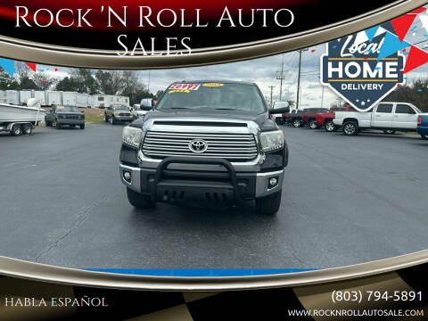2015 Toyota Tundra for sale at Rock 'N Roll Auto Sales in West Columbia SC