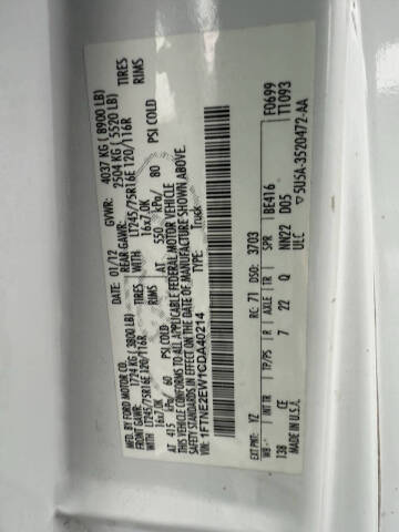 2012 Ford E-Series E-250