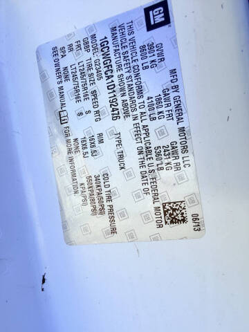 2013 Chevrolet Express 2500