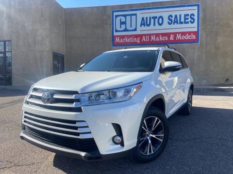 2019 Toyota Highlander for sale at C U Auto Sales in Albuquerque NM