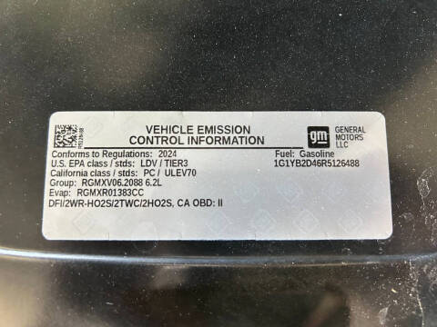 2024 Chevrolet Corvette Stingray