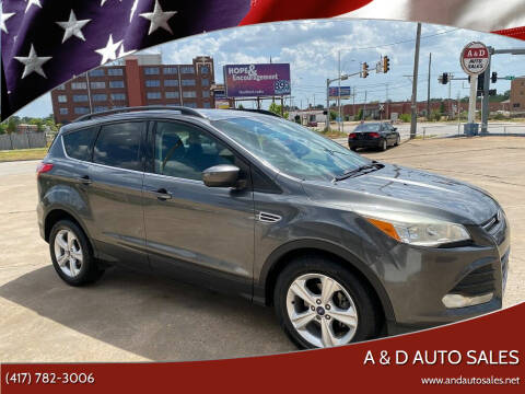 2015 Ford Escape for sale at A & D Auto Sales in Joplin MO
