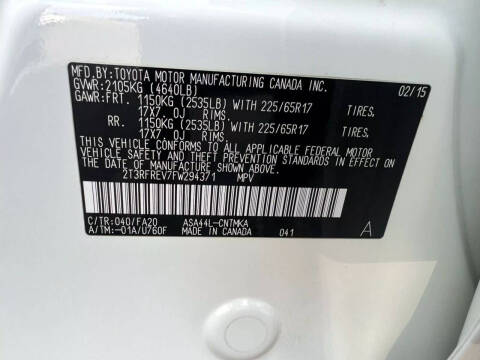 2015 Toyota RAV4 XLE