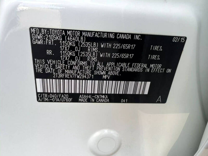 2015 Toyota RAV4 XLE